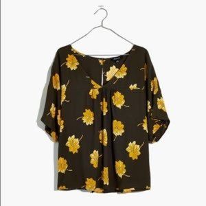 Madewell Rhyme Top in Fall Flowers